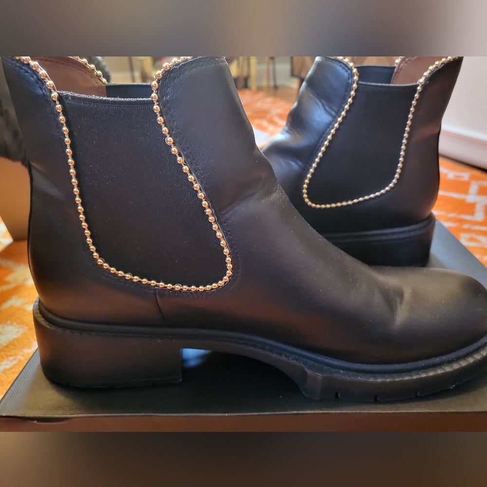 Coach Levy Leather Boots